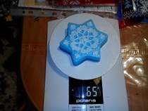 Мыло снежинка 65